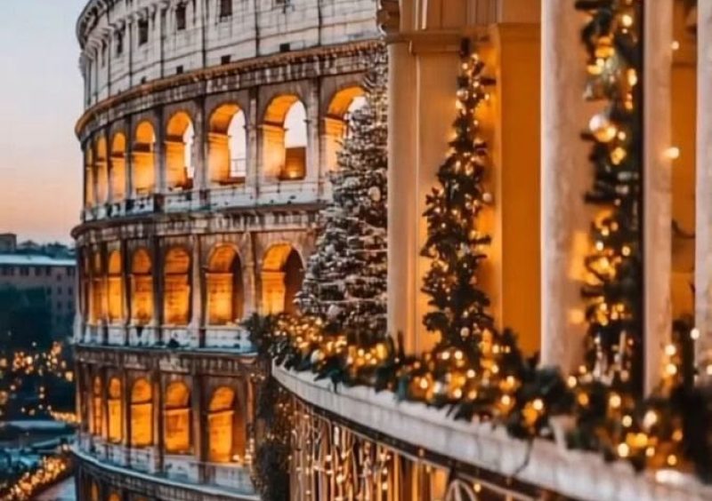 Święta bożego narodzenia w rzymie koloseum Boże Narodzenie we Włoszech – włoskie tradycje świąteczne Natale